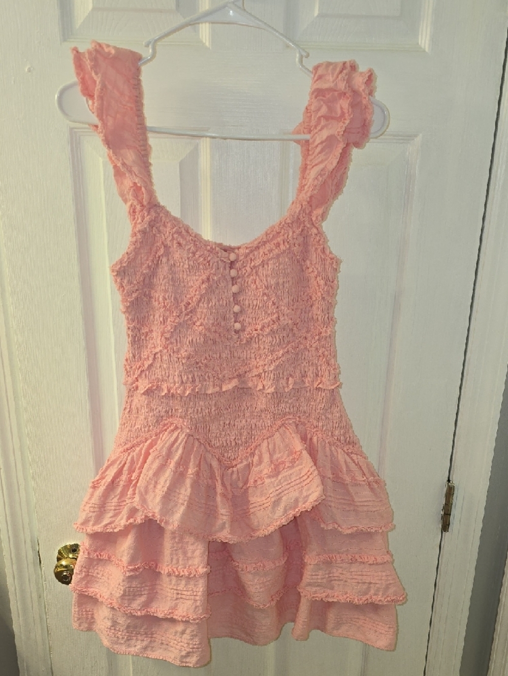 LoveShackFancy Marsinia Dress Bubblegum Pink/ Small - Picture 9 of 13